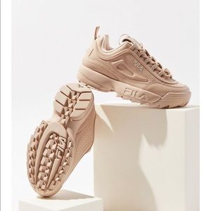 FILA disruption 2 sneakers in light pink